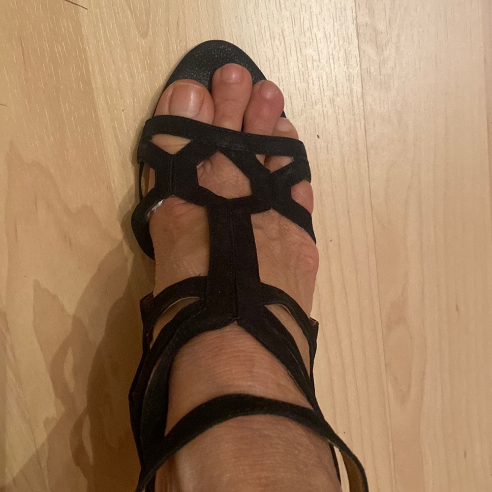 Black sandals